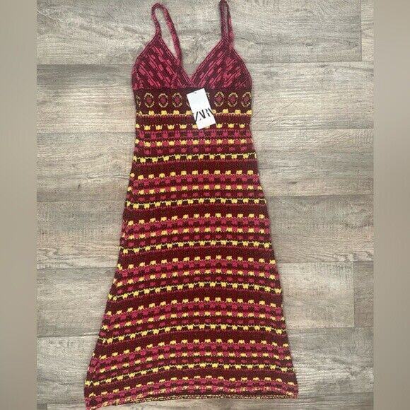 ZARA BLOGGER FAVE!!! V-Neck Knit Dress NWT - Picture 16 of 16